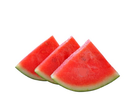 42828434 - watermelons with white background